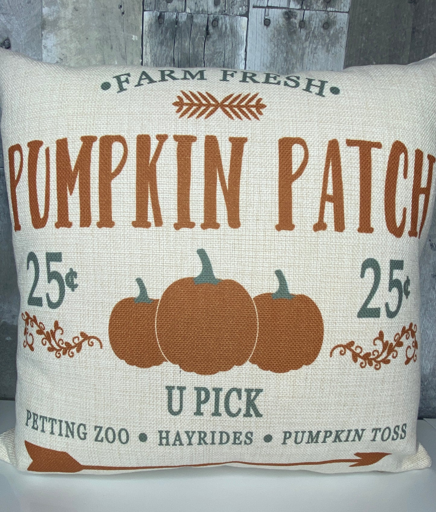 U-Pick Pumpkin Patch Pillow - Binnie & Bopper Designs