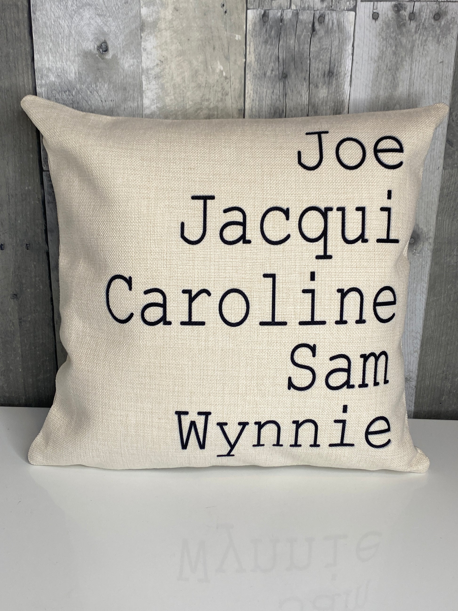 Personalized Family Name Pillow - Binnie & Bopper Designs