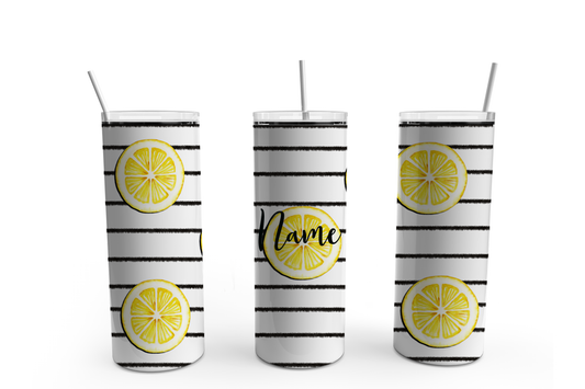Lemon Slices Tumbler, Personalize it! - Binnie & Bopper Designs
