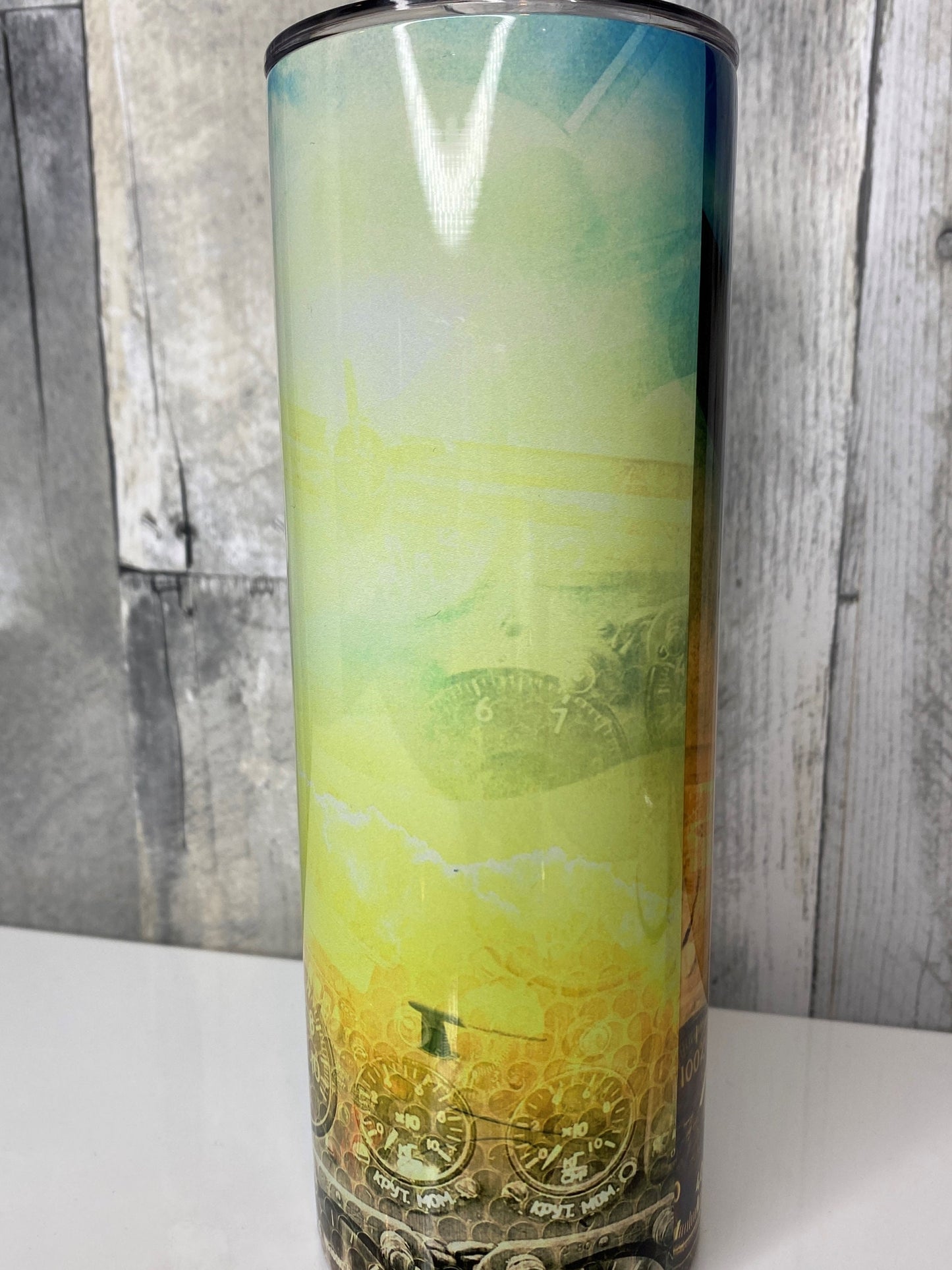 Fly Away With Me Aircraft Tumbler - Binnie & Bopper Designs