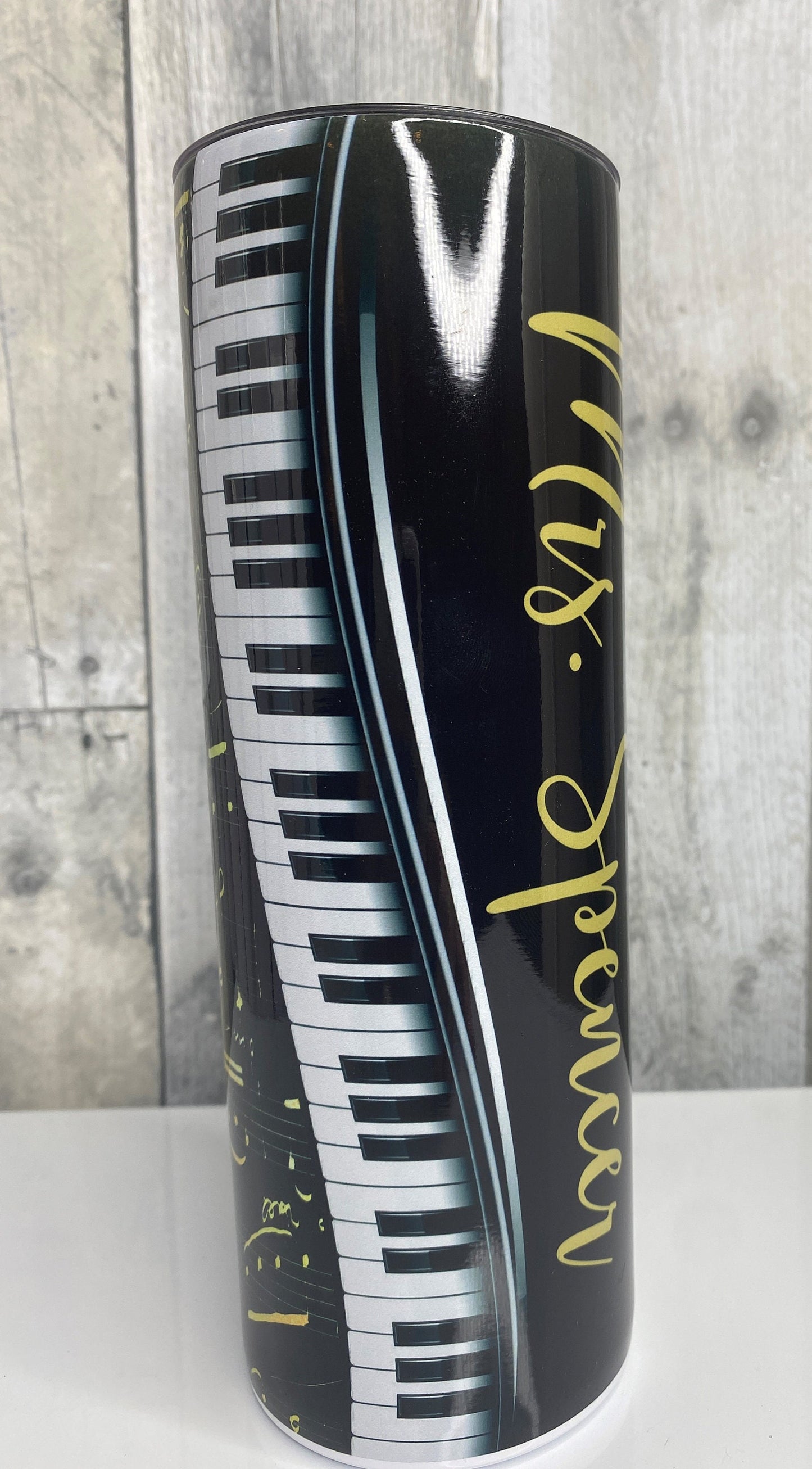 Piano Music Note Tumbler, Personalize it! - Binnie & Bopper Designs