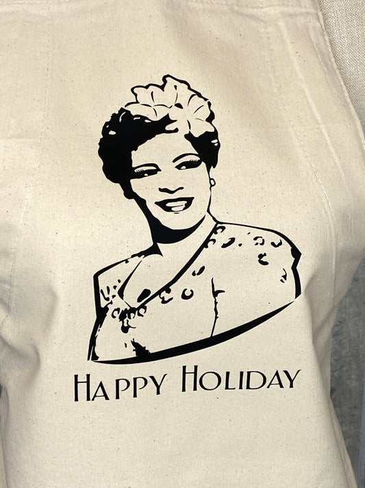 Happy Holiday, Billie Holiday Apron - Binnie & Bopper Designs